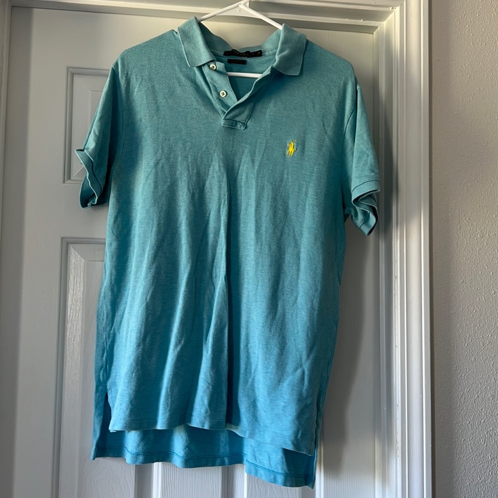 1/4 button men’s polo